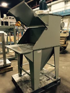 Formpak Bulk Bag Dump Station inside a warehouse
