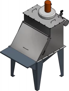 animated drawing of FormPak's BagBreak-400-BB-DF