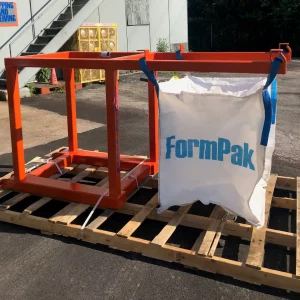 FormPak forklift attachment BagLift 200 HL with FormPak branded bag